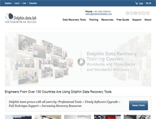 Tablet Screenshot of dolphindatalab.com